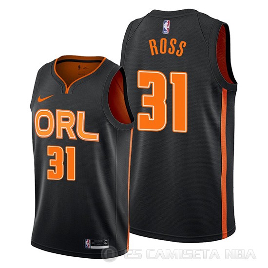 Camiseta Terrence Ross #31 Orlando Magic Ciudad 2019-20 Negro - Haga un click en la imagen para cerrar